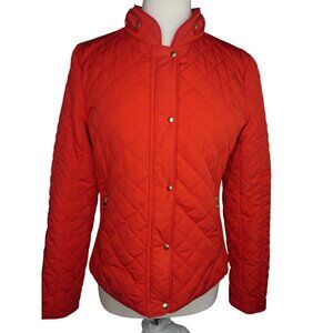 New York & Company Women's Orange Puffer Jacket‎ Size M